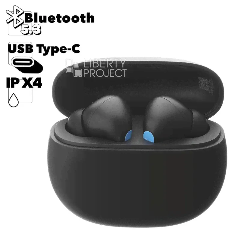 TWS Bluetooth гарнитура Xiaomi Redmi Buds 4 Active (черная)-0