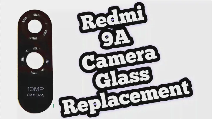 Redmi 9A camera glass replacement || simply change redmi 9A camera lens