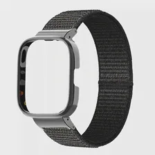 Ремешок с нейлоновой петлей для Redmi Watch 3 Active Металлический корпус для Redmi Watch 3/2 Lite Ремешок для Mi watch lite Защитная крышка браслета