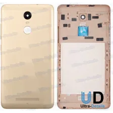 Задняя крышка Xiaomi Redmi Note 3 со стеклом камеры (золотой)