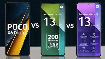 POCO X6 Pro 5G vs Redmi Note 13 Pro 5G vs Redmi Note 13 Pro Plus 5G