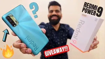 Redmi 9 Power Unboxing & First Look - Most POWERful Budget Phone??? GIVEAWAY🔥🔥🔥