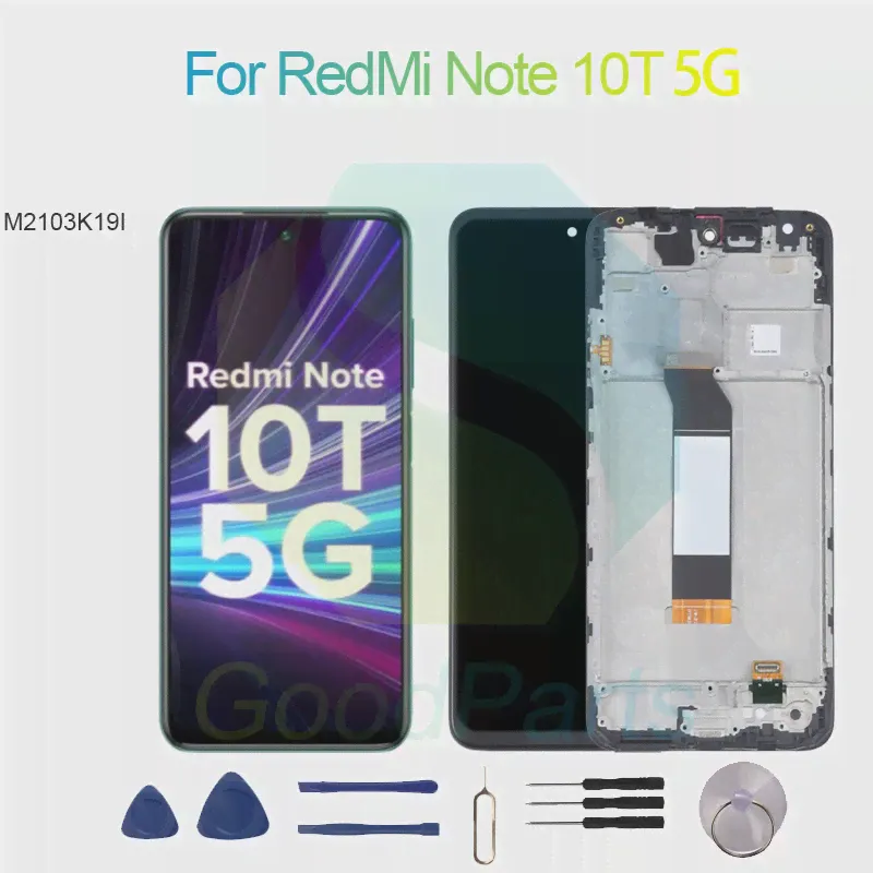 Для RedMi Note 10T 5G Замена экрана Дисплея 2400*1080 M2103K19I Для RedMi Note 10T 5G Сенсорный ЖК-Дигитайзер-0